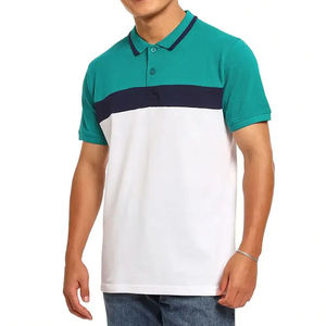 El mejor precio para hombres, polos de secado rápido, alta calidad, cómodo, diseño corto, decoración de botones, tamaños personalizados, punto teñido liso - Product Image 5