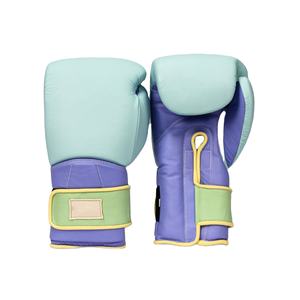 ถุงมือชกมวยคุณภาพสูงสำหรับผู้ใหญ่ หนัง PU กันน้ำ เป็นมิตรกับสิ่งแวดล้อม ขนาด 6oz-16oz สำหรับใช้ในโรงยิมซานด้า - Product Image 1