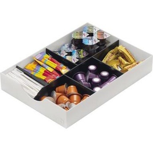 Single-Tier <b>Plastic</b> Office Organizer with Standing Type Installation Injection-Molded <b>Storage</b> Trays for <b>Drawer</b> Use - Product Image 3