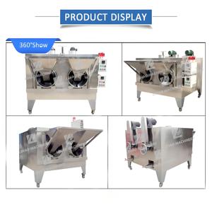 Petit tambour rotatif commercial pas cher café noix <span class=keywords><strong>de</strong></span> cajou amande pois chiche blé maïs graines <span class=keywords><strong>de</strong></span> tournesol machine à torréfier les arachides torréfacteur <span class=keywords><strong>de</strong></span> noix - Product Image 2