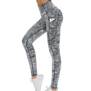 Leggings pour femmes taille haute résistant aux squats, pantalon de yoga extensible dans les 4 sens avec poches latérales Leggings scrunch pour femmes - Product Image 1