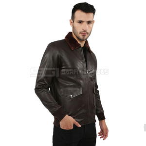 Chaqueta de cuero de PU de calidad superior a la moda de calle para hombre nueva llegada chaqueta de PU de calidad superior a la moda - Product Image 4