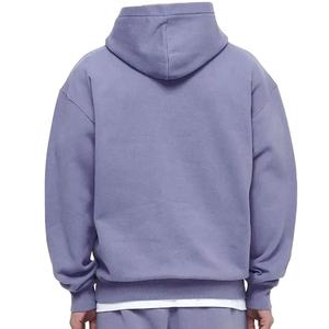 Sweatshirts à capuche pour hommes, doublés en polaire, décontractés, sportifs, à enfiler, avec poches, sweats à capuche vierges de haute qualité - Product Image 2