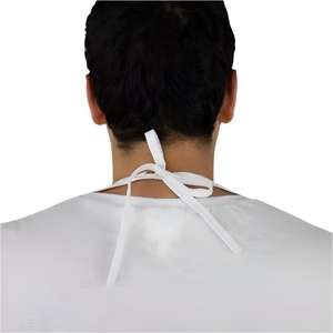 Mobiclinic Bavoir en tissu éponge réutilisable pour adulte avec poche 65X45 cm Taille unique pour l'entretien des lunettes Adulte - Product Image 1