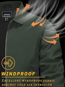 Nouvelle arrivée, veste coupe-vent à col sur mesure, fabricant au Pakistan, vêtements d'extérieur, veste coupe-vent pour hommes - Product Image 3