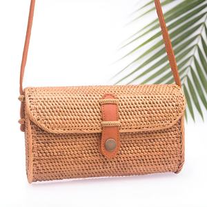 New Fashion Trend Lady Handbags Rattan Bali Summer <b>Beach</b> <b>Bags</b> Handmade <b>Bag</b> for <b>Women</b> Girls OEM Accept - Product Image 3