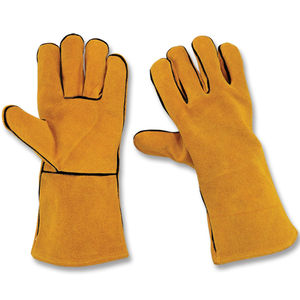 Diseño de tendencias Guantes de soldadura de cuero de seguridad premium más vendidos Resistencia al calor al por mayor Diseñado con precios razonables - Product Image 5