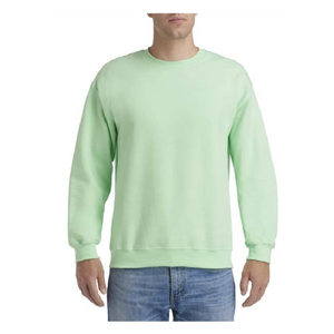 Hommes de haute qualité 100% coton tricoté sweats surdimensionnés couleur unie col rond personnalisé grande taille vêtements d'hiver sweats à capuche unis - Product Image 5