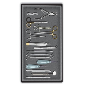KANEKA ENTERPRISES 16 PCS Instruments chirurgicaux dentaires manuels réutilisables en acier inoxydable pour extraction et chirurgie ORAL DENTAL, Élévateurs et Pinces - Product Image 3