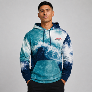 Men Tie Dye <b>Hoodie</b> Custom Logo <b>Soft</b> Cotton Fleece Warm Breathable Pullover Casual Streetwear Tie Dye <b>Hoodie</b> with High Quality - Product Image 1