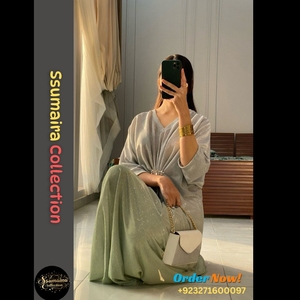 ชุดราตรีคาฟตันมูนไลต์สำหรับผู้หญิงคอลเลกชัน ssumaira สไตล์ดูไบ - Product Image 3