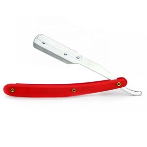 Rasoir professionnel pliant en acier inoxydable, nouveau style, pour visage et gorge, lame unique durable et réutilisable pour hommes - Product Image 1