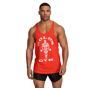 Camiseta Deportiva Roja para Hombre, Camiseta sin Mangas para Gimnasio, Camiseta Deportiva para Entrenamiento de Fisicoculturismo, Chaleco de Entrenamiento sin Mangas, Ropa Deportiva - Product Image 3