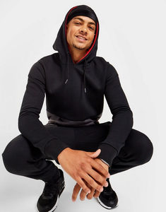 Survêtements de style urbain pour hommes américains avec capuche et fermeture éclair OEM coupe standard respirante 100% coton hiver haut de gamme logo personnalisé - Product Image 2