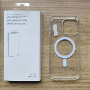 Factory Wholesale TPU+Acrylic Transparent <b>Strong</b> <b>Magnet</b> Luxury Shockproof Case 1 Year Warranty for 12/13/14/15/16 Pro Max - Product Image 3