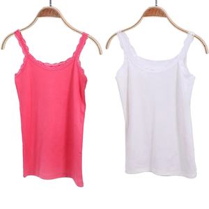 Sexy doux coton débardeurs femmes solide sans manches dentelle gilet chaud Camisole mince gilet haut recadrée décontracté Cool charmant dames cadeaux - Product Image 5