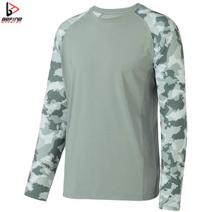 Vêtements de pêche respirants avec LOGO personnalisé sweat à capuche de pêche performance uv upf 50 chemise de pêche à manches longues à coupe sèche 2024 - Product Image 2