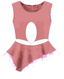 Women's Casual Cotton Knitted Jersey <b>Crop</b> <b>Top</b> for Autumn Spring Embroidered with Button Decoration by DaisyApparel in India - Product Image 3