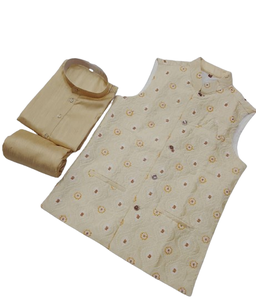 Koti kurta และชุดนอนที่ทำด้วยมือพิมพ์ลายอินเดีย - Product Image 3