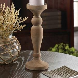 Portavelas de mesa Material de decoración del hogar Mango Madera Nuevo diseño Portavelas de alta calidad - Product Image 2