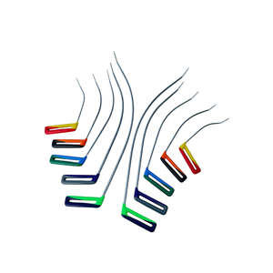 Batumi Edition Juego de varillas de reparación de abolladuras sin pintura en forma de arcoíris de doble curva de 10 piezas 25cm 35cm 50cm 60cm 70cm Reparación de cuerpo de punta afilada - Product Image 2