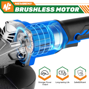 <span class=keywords><strong>Amoladora</strong></span> angular eléctrica sin escobillas ajustable de 3 velocidades y 12000RPM, herramientas eléctricas de pulido de corte inalámbrico para batería <span class=keywords><strong>Makita</strong></span> - Product Image 6