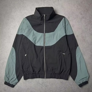 Pantalones y sudaderas cortavientos personalizados, chándal de nailon con cremallera para hombre, chándal cortavientos de dos piezas para hombre - Product Image 5