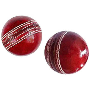 Balle de super-cricket en gros balle en cuir de cricket rouge balles dures de cricket en cuir véritable de qualité supérieure meilleures balles de cricket - Product Image 2