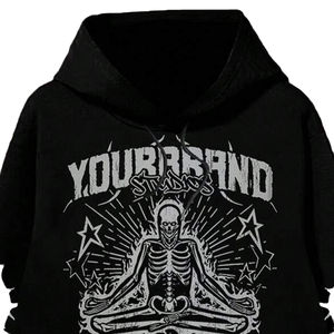 Ensemble sweat-shirt et pantalon de survêtement de haute qualité, respirant, à séchage rapide, avec logo personnalisé, unisexe, streetwear décontracté, manches longues - Product Image 3