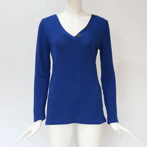 Camiseta Sexy de manga corta con cuello redondo y estampado ecológico de 100% algodón de talla grande para mujer - Product Image 6