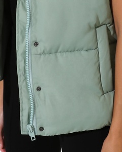 Ropa de Otoño Invierno de alta calidad para mujer, chaleco de algodón con cuello levantado, chaqueta sin mangas para mujer, chaleco acolchado de burbujas - Product Image 6