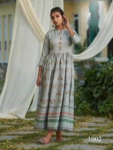 ร้อนและล่าสุด Kurti ของ14กิโลกรัมผ้าเรยอนแขนยาวสำหรับผู้หญิงสำหรับลำลองและโอกาสพิเศษ Kurti และสไตล์แฟนซี - Product Image 4