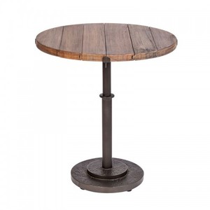 Adjustable Height Wooden Top Vintage Coffee <b>Table</b> for Hotels & <b>Bars</b> Nesting Restaurant Coffee & Tea <b>Table</b> - Product Image 1