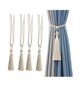 100% ombrage corde cravate arrière suspendu utilisation pour ombrage hôtel chambre salon rideaux et décoratif - Product Image 6