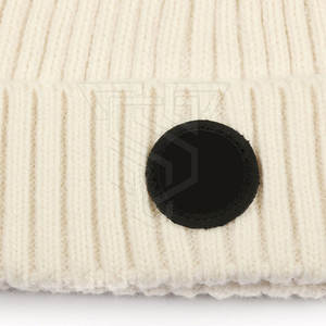 Custom Logo Winter Season Adult Size Unisex <b>Beanie</b> <b>Hat</b> 100% <b>Wool</b> Warm Breathable & Waterproof Knitted - Product Image 3