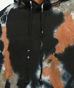 Venta al por mayor personalizado Tie-Dye sudaderas con capucha bordadas 100% algodón temporada de invierno sudaderas con capucha de alta calidad para hombres - Product Image 3