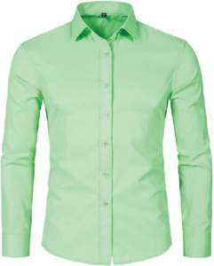 Vente en gros de haute qualité en fibre de bambou uniforme formel chemise de bureau hommes habillés chemise hommes affaires - Product Image 1