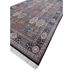 Alfombras de Lana Anudadas a Mano Aalam Green Pae-6040, Estilo Boho Jaipur, Alfombras Americanas para el Hogar, para Entrada, Pasillo, Rectangulares, con Medallón Abstracto - Product Image 2