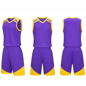 Uniforme de basket-ball respirant meilleur prix uniforme de basket-ball bon matériel uniforme de basket-ball de conception professionnelle abordable - Product Image 6