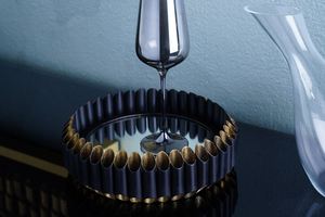 Aluminium <b>Tray</b> <b>Black</b> Gold Made in India Wholesale High Quality Usage home Hotel Restaurant Bar kitchenware table decor 2023 - Product Image 5