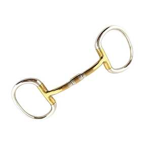 Nouvel Arrivage Anneau Lâche Double Articulé Mèche Mèche Confort Bouche Formation Bit En Gros Fournitures Équestres - Product Image 5