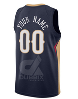 Prix Spécial 2024-25 Maillot de Basket-Ball de la Nouvelle-Orléans Haute Qualité Logo Personnalisé Cousu Broderie 3D Anti-Bactérien Sans Manches 100%