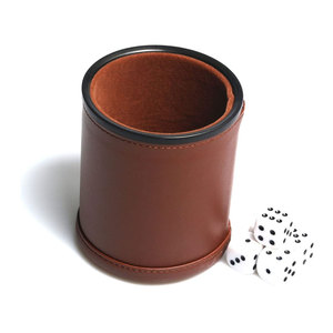 Vasos de Dados de Cuero Multicolor de Alta Calidad al por Mayor / Vasos de Dados de Juego de Ludo Personalizados Hechos a Medida MOQ 20 Piezas PK Origin - Product Image 2