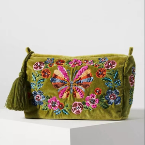 BOLSOS SÓLIDOS BORDADOS BOLSOS ÚNICOS MEJOR Estilo bohemio Bordado Trabajo Mano Embrague Monederos Bolsos Diseño elegante Forro al por mayor - Product Image 1