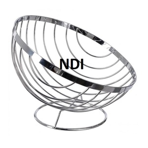Venta caliente diseño único cesta de frutas mano curvada decorativa almacenamiento de alimentos cesta de frutas para mesa de comedor centros de mesa cesta - Product Image 1