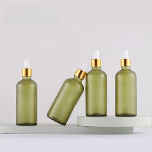 Botellas de Vidrio Verde Oliva de 30ml, 50ml y 100ml con Gotero, Resistentes a los Rayos UV y a Fugas, para Suero para el Cuidado de la Piel y <span class=keywords><strong>Aceites</strong></span> Esenciales - Product Image 3