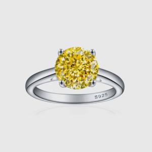 Boho Style 925 Sterling Silver Yellow <b>Quartz</b> Gemstone <b>Ring</b> Jewelry Handmade Silver <b>Ring</b> Jewelry for Women Wedding Gift for Her - Product Image 1