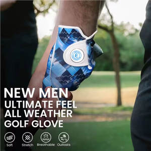 Gants de golf de qualité supérieure pour hommes, ajustement confortable, design à forte adhérence pour l'entraînement professionnel et le jeu quotidien - Product Image 6