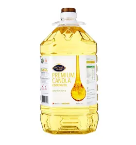 24 months Shelf Life Food Malaysia Plant Cooking 100% Purity OEM Rapeseed Canola Oil 5L In Plastic Bottle Packaging