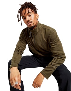 Sweat-shirt col ras du cou en polaire à manches longues pour homme, Logo personnalisé - Product Image 1